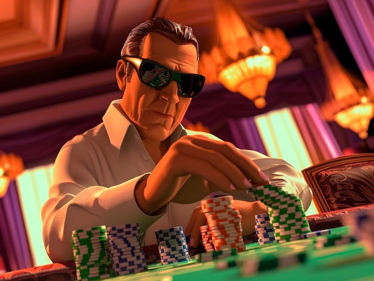 Suasana dealer live casino profesional yang ramah dan menarik