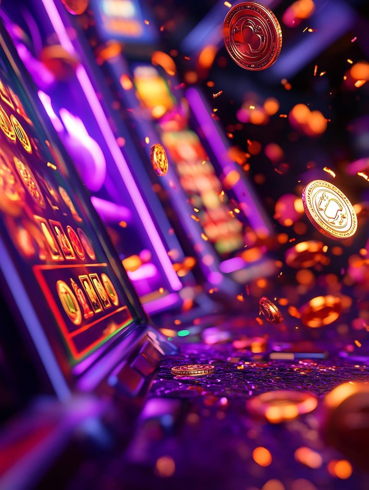 Visual menarik dari pertandingan olahraga virtual yang disajikan di platform pam4d